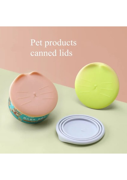 Pembe Stil Köpek Kedi Konserve Kapak Taşınabilir Silikon Yeniden Kullanılabilir Gıda Depolama Taze Tutmak Teneke Kapak Kutular Pet Malzemeleri 6.5cm 7.5cm 8.5cm Için Uygun (Yurt Dışından) fiyatları