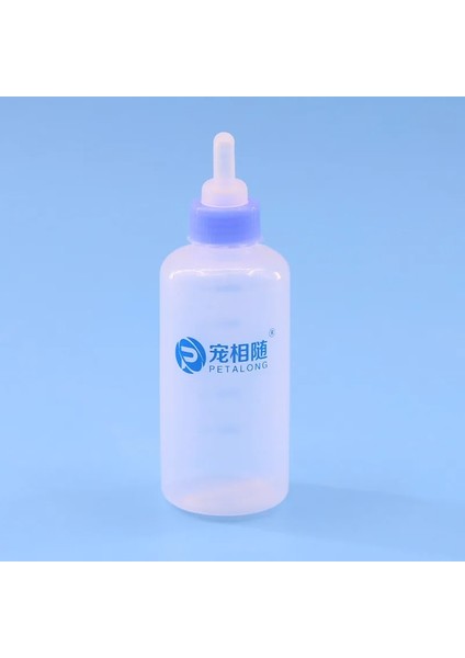 Mavi Stil 60ML Yavru Yavru Kedi Biberon Pet Köpek Kedi Bady Hemşirelik Su Süt Besleyici Yavru Şişe Kedi Yavrusu Yavru Totoro Tavşan Evcil Hayvan Malzemeleri (Yurt Dışından)