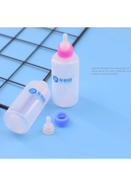 Mavi Stil 60ML Yavru Yavru Kedi Biberon Pet Köpek Kedi Bady Hemşirelik Su Süt Besleyici Yavru Şişe Kedi Yavrusu Yavru Totoro Tavşan Evcil Hayvan Malzemeleri (Yurt Dışından) fırsatları