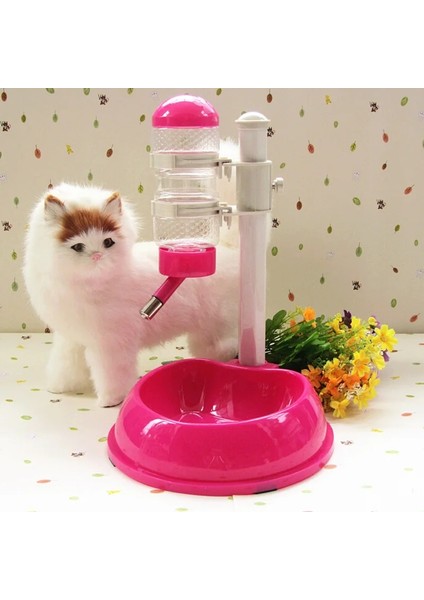 Gül Kırmızı Tarzı M Beden Pet Kedi Köpek Su Tiryakisi Dispenseri Gıda Standı Hamster Besleyici Bulaşık Kase Şişe Otomatik Çeşme Tiryakisi 4 Renk (Yurt Dışından) fiyatları