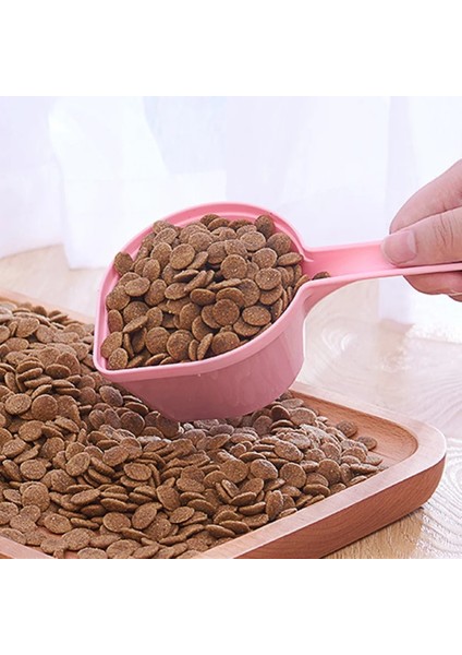 Pembe Tarzı Yüksek Li Evcil Hayvan Besleme Küreği Plastik Kedi Maması Köpek Maması Evcil Hayvan Malzemeleri Besleme Kaşığı Köpek Maması Küreği (Yurt Dışından) indirimleri