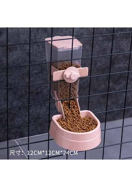 Pembe-G Stili 2021 Yeni Pet Köpek Kaseleri Kedi Otomatik Besleyici Kase Süspansiyon Dingwater 500ML Şişe Pet Kafes Hayvanlar Malzemeleri Için Uygun (Yurt Dışından)