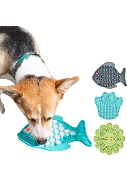 Gri Çiçek Stili Silikon Pet Köpek Besleme Yalama Mat Köpek Maması Kase Köpek Yavrusu Besleme Yavaş Gıda Mat Banyo Bakım Yalama Plakası Köpek Evcil Hayvan Malzemeleri Için (Yurt Dışından) fiyatları