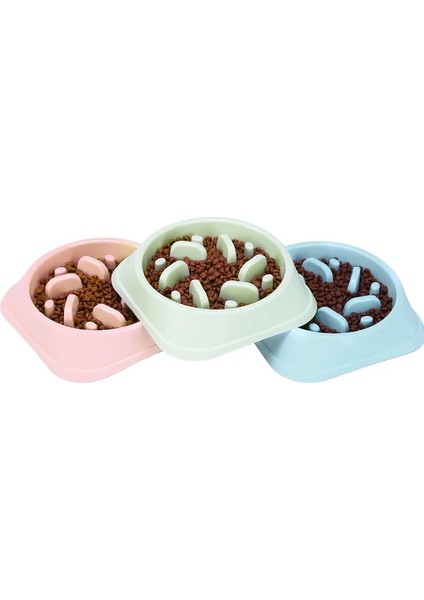 Pı Stili 2021 Yeni Pet Köpek Kasesi Yavaş Besleyici Plastik Boğulma Önleyici Köpek Yavrusu Kedi Yeme Çanak Kase Yutmayı Önleyici Yemek Tabağı (Yurt Dışından) fırsatları