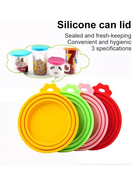 No.5 Tarzı Taşınabilir Silikon Köpek Kedi Konserve Kapak Pet Gıda Kapak Depolama Taze Tutma Kapakları Evrensel Sızdırmazlık Kapağı Konserve Kapak Mutfak Malzemeleri (Yurt Dışından) fırsatları