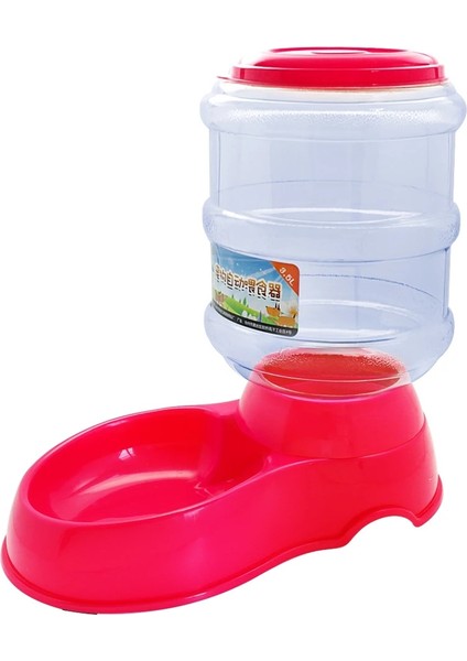 Gıda-Gül Tarzı 3.5l 3.5l Köpek Kedi Besleme Kase Otomatik Pet Su Sebili Içme Çeşmesi Şişe Plastik Pet Besleme Tiryakisi Su Kasesi (Yurt Dışından)
