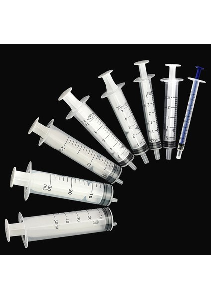 50ML Tarzı ML,2.5ML,3ML,5ML,10ML,20ML,30ML,50ML Ölçüm Şırıngası Plastik Şırınga Şırınga Yeniden Kullanılabilir Topraksız Besin Ölçümü (Yurt Dışından) fırsatları