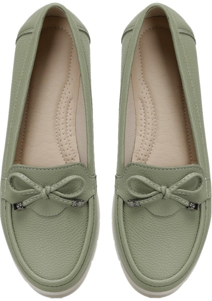 166015.Z4FX Yeşil Kadın Loafer