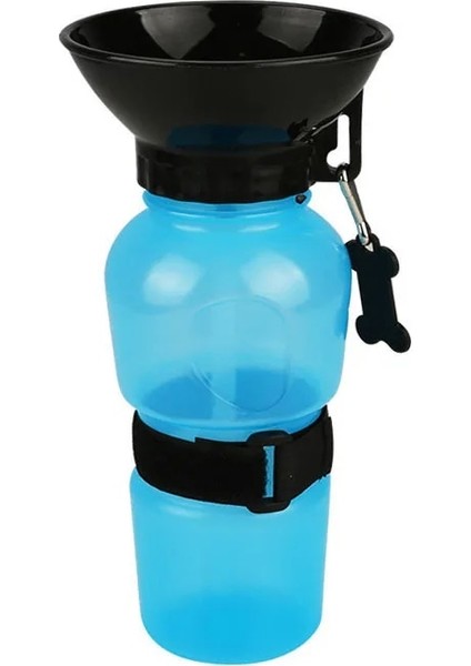 Mavi Stil 500 ml Köpek Pet Içme Şişe Kedi Besleme Kase Taşınabilir Köpek Su Sebili Sıkmak Şişe Seyahat Için Pet Malzemeleri Açık (Yurt Dışından)