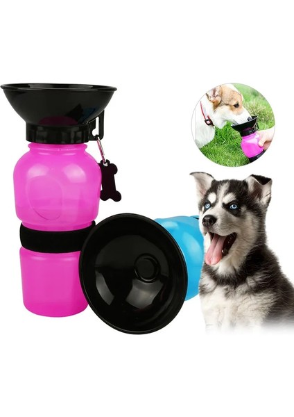 Mavi Stil 500 ml Köpek Pet Içme Şişe Kedi Besleme Kase Taşınabilir Köpek Su Sebili Sıkmak Şişe Seyahat Için Pet Malzemeleri Açık (Yurt Dışından) fiyatları