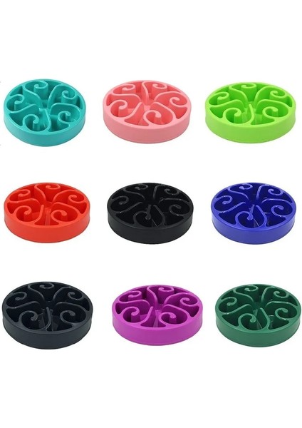 Mor Tarzı S - 20.4X20.4X3.7CM Benepaw Toksik Olmayan Eğlenceli Yavaş Besleyici Köpek Kasesi Gıda Kaymaz Pet Yemek Yavaş Besleme Kasesi Labirent Büyük (Yurt Dışından) indirimleri