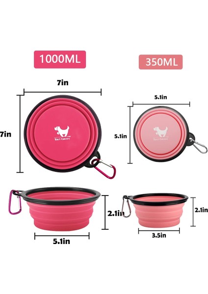Kırmızı Stil 350ML Furrybaby 350MLML Seyahat Için Katlanabilir Köpek Kaseleri Köpekler Için Taşınabilir Su Kasesi Kamp Için Pet Kedi Maması Kaseleri (Yurt Dışından) fırsatları