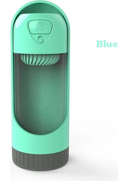 Mavi Stil 300 ml Tüm Köpek ve Kedi Seyahat Için Taşınabilir Pet Köpek Su Şişesi Içme Kaseler Açık Pet Su Sebili Besleyici Şişe Pet Ürün (Yurt Dışından)