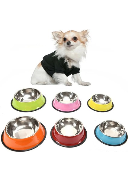 Bl-M Stili Paslanmaz Çelik Pet Kedi Köpek Kaseleri Besleme Kaseleri Pet Kaymaz Sofra Köpek Pot Besleyici 3 Boyut (Yurt Dışından) fiyatları