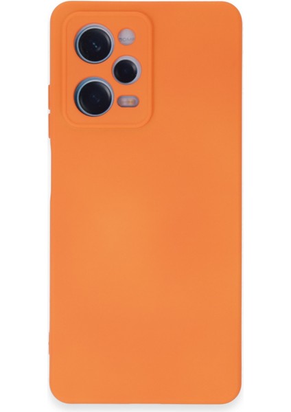 Xiaomi Redmi Note 12 5g Kılıf Nano Içi Kadife Silikon - Turuncu 300099