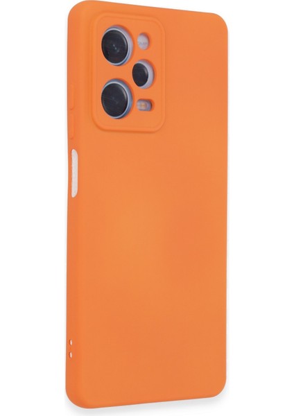 Xiaomi Redmi Note 12 5g Kılıf Nano Içi Kadife Silikon - Turuncu 300099