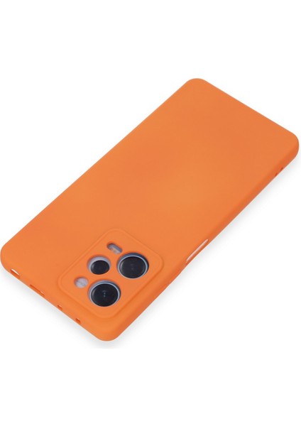 Xiaomi Redmi Note 12 5g Kılıf Nano Içi Kadife Silikon - Turuncu 300099