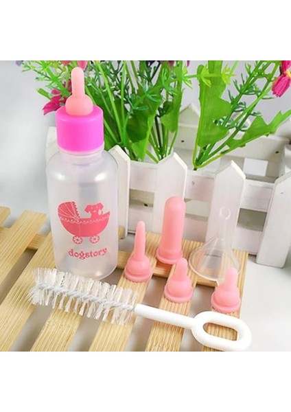 Pembe Tarzı Et Pet Hemşire Hemşirelik Yedek Nipelli Silikon Şişe Kitleri, Yavru Kedi Yavrusu Için Süt Suyu Besleme (Yurt Dışından) modelleri