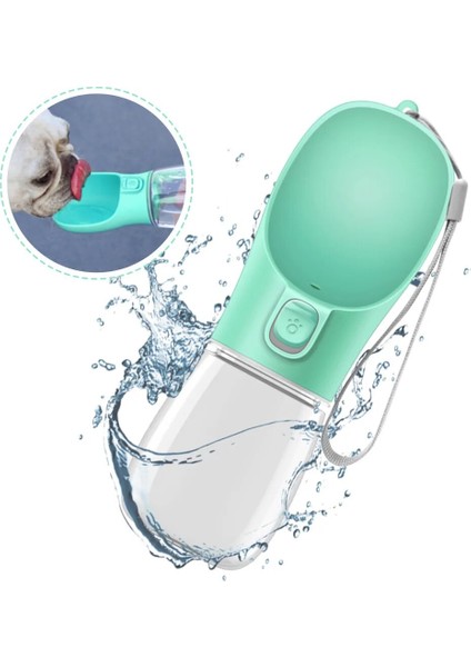 Yeşil Stil 550ML Sıcak Taşınabilir Köpek Su Şişesi Kase Waterer Pet Köpek Tiryakisi Besleyici Seyahat Yavrusu Içme Kaseler Açık Dağıtıcı Aksesuarları (Yurt Dışından) fiyatları