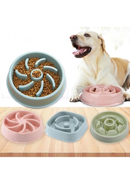 Pembe 1 Stil Köpek Yavaş Gıda Dayanıklı Kase Çevre Dostu Pp Sızdırmaz Besleyici Evcil Hayvan Malzemeleri Mavi Gıda Aperatif Büyük Kapasiteli Saklama Kutusu (Yurt Dışından) fiyatları