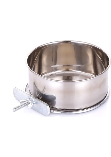 B Tarzı 25 # Sıradan Paslanmaz Çelik Köpek Kase Kafesi Asılı Sabit Köpek Havzası Besleyici Su Kasesi Pet Köpek Kediler Yavrusu Için Açık Gıda Çanak (Yurt Dışından)