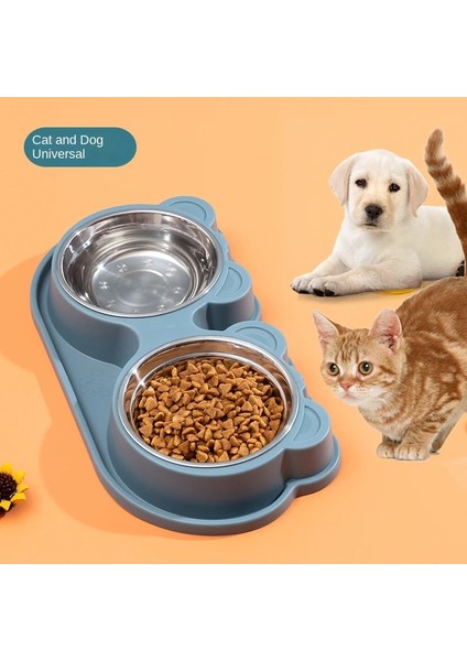 Sarı S Tarzı Çift Pet Kaseler Köpek Maması Su Besleyici Paslanmaz Çelik Pet Içme Bulaşık Besleyici Kedi Yavrusu Besleme Malzemeleri Küçük Köpek Aksesuarları (Yurt Dışından) fiyatları