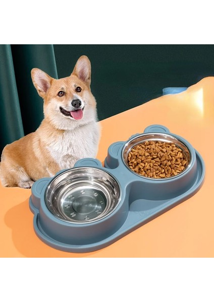 Sarı S Tarzı Çift Pet Kaseler Köpek Maması Su Besleyici Paslanmaz Çelik Pet Içme Bulaşık Besleyici Kedi Yavrusu Besleme Malzemeleri Küçük Köpek Aksesuarları (Yurt Dışından) modelleri