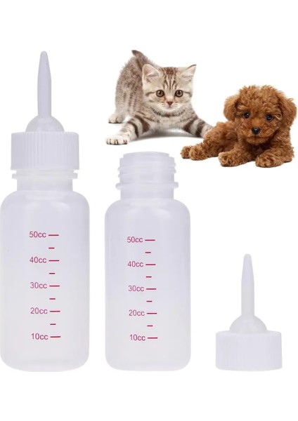 50 ml Mini Yeni Sıcak Satmak Yavru Kedi Şişe Pet Hemşirelik Biberon Hayvan Köpekler Kediler Için Yedek Meme (Yurt Dışından)