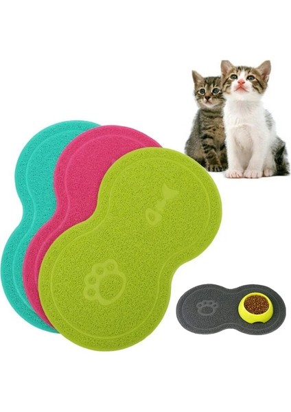 Gri Stil Pet Besleme Mat Köpek Kedi Yeme Içme Kase Pedi Su Geçirmez Pet Kum Mat Köpek Su Gıda Bulaşık Tepsisi Pet Için Pvc Besleme Placemat (Yurt Dışından) fırsatları