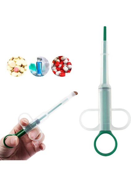 Yeşil Stil Et Ilaç Şırıngaları Tablet Hap Tabancası Piller Itmeli Dispenser Ilaç Su Süt Şırıngaları Pet Ilaç Su Besleme Cihazı (Yurt Dışından) fiyatları