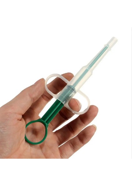 Yeşil Stil Et Ilaç Şırıngaları Tablet Hap Tabancası Piller Itmeli Dispenser Ilaç Su Süt Şırıngaları Pet Ilaç Su Besleme Cihazı (Yurt Dışından) indirimleri