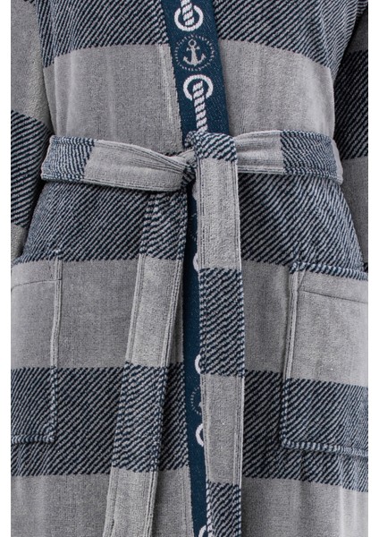 Summer Heat Sailor Kadife Kimono Bornoz L Beden