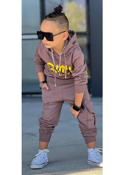 Kapüşonlu Kargo Cep Eşofman Takımı fiyatları