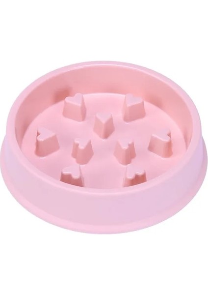 Pembe 2 Tarzı Resim Gösterdiği Gibi Üçgen Köpek Yavaş Yeme Eğitim Kasesi Yavru Yavru Kedi Plastik Gıda Besleme Kasesi Pet Boğucu Besleyiciden Kaçının Pet Köpek Eğitim Kaseleri (Yurt Dışından)