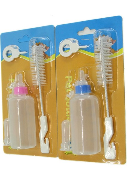 Rastgele Stil Mini Köpek Kedi Şişe Pet Besleme Suyu Alet Takımı Temizleme Fırçası Değiştirme Meme Delik Açıcı Kedi Yavrusu Yavru Totoro Tavşan (Yurt Dışından)