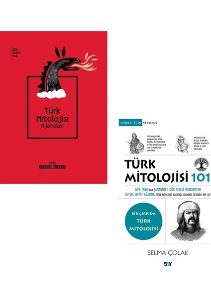 Türk Mitolojisi Ajandası - Türk Mitolojisi 101 2 Kitap Set - Matematik Öğreten Ayraç