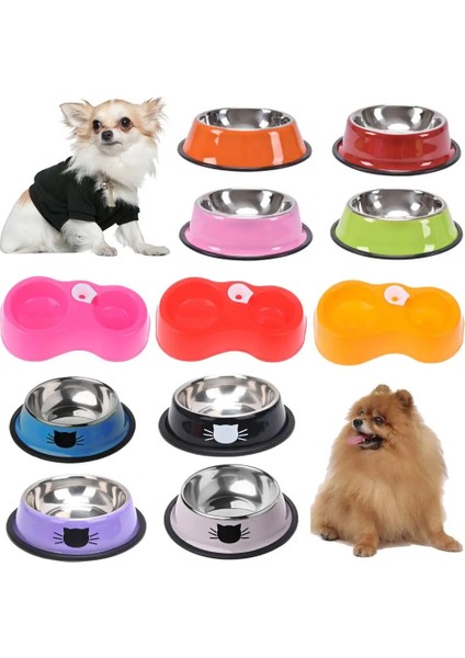 6 - Pembe Stil Seyahat Besleme Besleyici Su Kasesi Sevimli Kemik Şekli Köpek Kasesi Pet Köpek Kedi Yavrusu Için Köpek Mama Kasesi Köpek Su Bulaşığı (Yurt Dışından) modelleri