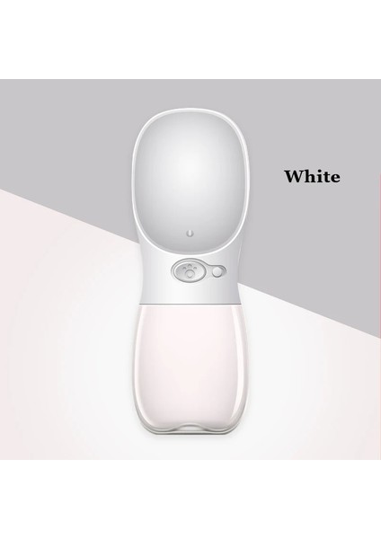 Beyaz Stil 300 ml Tüm Köpek ve Kedi Seyahat Için Taşınabilir Pet Köpek Su Şişesi Içme Kaseler Açık Pet Su Sebili Besleyici Şişe Pet Ürün (Yurt Dışından)