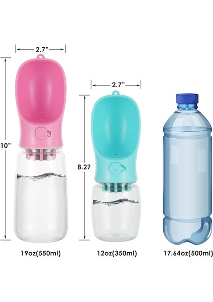 Fliter Tarzı Beyaz 550ML ml Sızdırmaz Taşınabilir Pet Su Şişesi, Yürüyüş Için Büyük Köpek Su Besleyici, Yavru Kedi Seyahat Su Şişesi (Yurt Dışından) modelleri