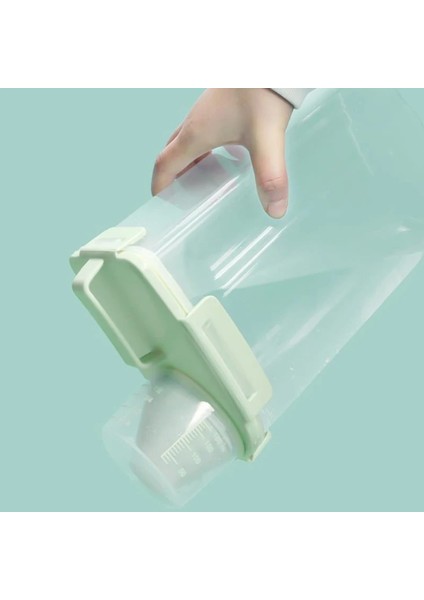 Yeşil Stil 2.5l Pet Köpek Maması Saklama Kabı 2.5l Kuru Kedi Maması Kutusu Nem Geçirmez Mühürlü Ölçme Fincan Kedi Kumu Ürünleri Comedero Perro (Yurt Dışından)