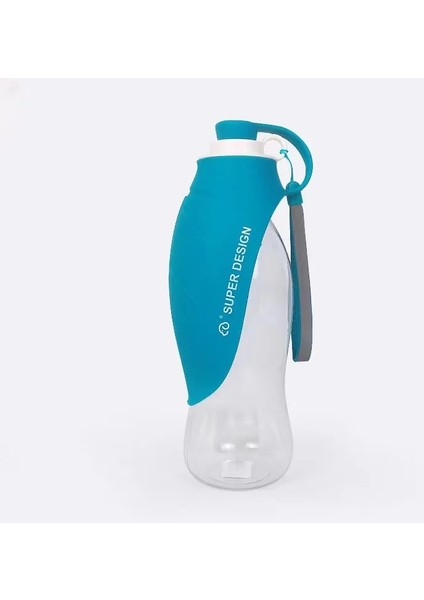 Siyah 580ML Tarzı Yeni Köpek Su Şişesi Taşınabilir Pet 580ML Yaprak Şeklinde Yumuşak Silikon Açık Seyahat Içme Yavru Kedi Su Sebili 300ML (Yurt Dışından)