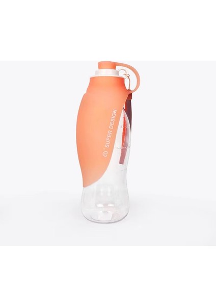 Siyah 580ML Tarzı Yeni Köpek Su Şişesi Taşınabilir Pet 580ML Yaprak Şeklinde Yumuşak Silikon Açık Seyahat Içme Yavru Kedi Su Sebili 300ML (Yurt Dışından)