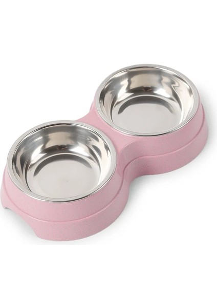 B Tarzı Çift Pet Kaseler Köpek Maması Su Besleyici Paslanmaz Çelik Pet Içme Bulaşık Besleyici Kedi Yavrusu Besleme Malzemeleri Küçük Köpek Aksesuarları (Yurt Dışından) modelleri