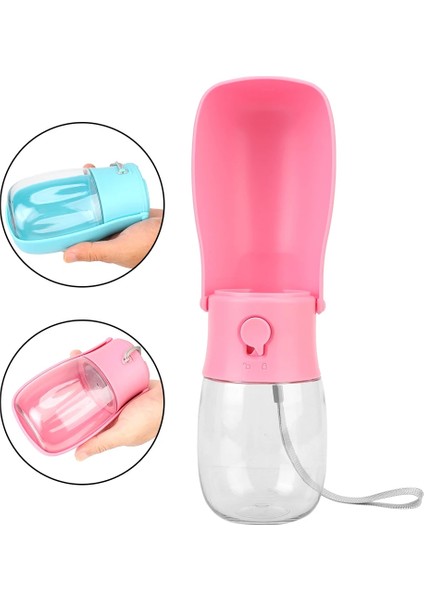 Pembe Tarzı 280 ml Oz Köpek Su Sebili Besleyici Katlanabilir Karbon Filtre Kabak Şişe Kase Tiryakisi Pet Açık Yürüyüş Seyahat Içecek Bardağı (Yurt Dışından) indirimleri