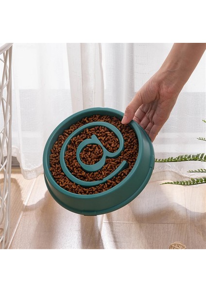 Sarı 03 Tarzı Resim Gösterdiği Gibi Pet Köpek Kase Yavaş Besleyici Plastik Yavru Kedi Yeme Çanak Kase Anti-Yutkunma Gıda Tabağı Besleme Köpek Kedi Maması Kase Malzemeleri (Yurt Dışından)