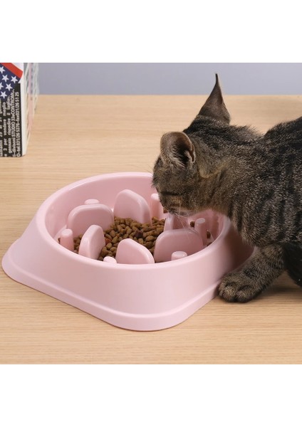 Yeşil Stil 1 Adet Pet Köpek Kase Yavaş Besleyici Plastik Boğulma Önleyici Yavru Kedi Yeme Çanak Kase Anti-Gulping Gıda Pet Kase (Yurt Dışından) fırsatları