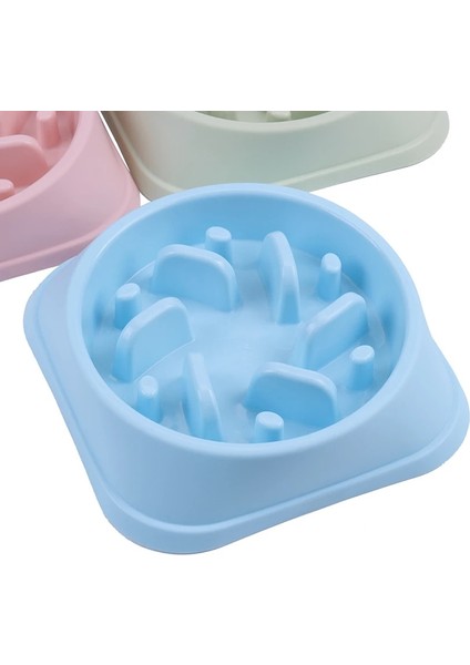Yeşil Stil 1 Adet Pet Köpek Kase Yavaş Besleyici Plastik Boğulma Önleyici Yavru Kedi Yeme Çanak Kase Anti-Gulping Gıda Pet Kase (Yurt Dışından) indirimleri
