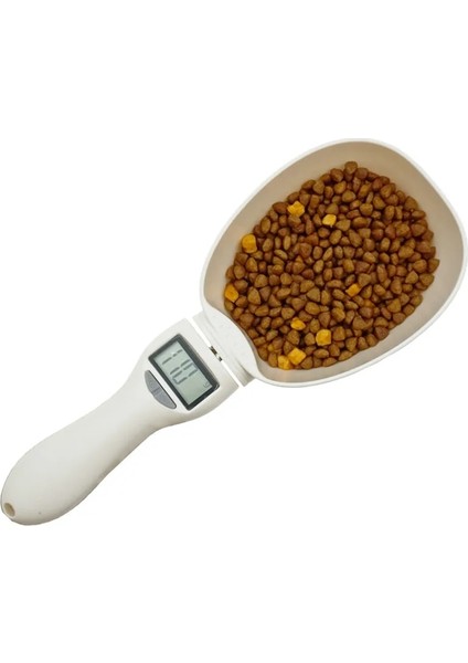 Beyaz Stil Pet Gıda Tartı Elektronik Ölçme Aracı Köpek Kedi Besleme Kase Ölçme Kaşığı Mutfak Terazisi Dijital Ekran 250ML (Yurt Dışından) fiyatları