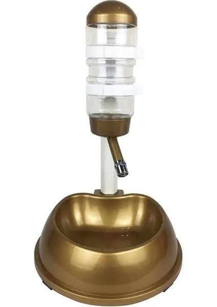 Altın Tarzı Otomatik Pet Tiryakisi Köpek Kaseleri Su Şişeleri Evrensel Köpek Tiryakisi Besleyici Kaldırılabilir Kase Dispenser Kase Köpek Pet Ürünleri HX6D (Yurt Dışından)