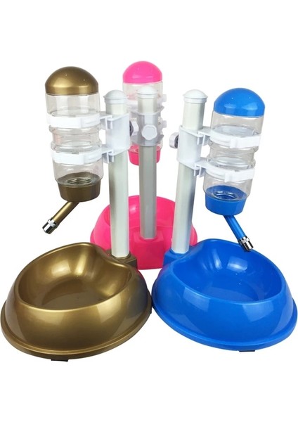 Altın Tarzı Otomatik Pet Tiryakisi Köpek Kaseleri Su Şişeleri Evrensel Köpek Tiryakisi Besleyici Kaldırılabilir Kase Dispenser Kase Köpek Pet Ürünleri HX6D (Yurt Dışından) modelleri